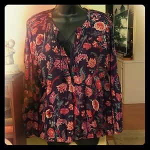 Lucky Brand cute boho top